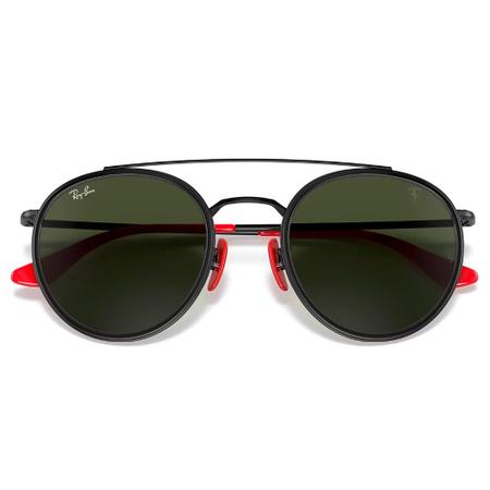 Imagem de Ray Ban Round Double Bridge rb 3647-M F028/31 Scuderia Ferrari Collection