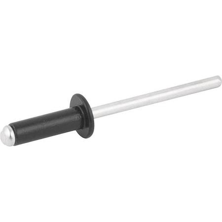 Rebite Alumínio Preto 4,8x10,0 com 50 peças - Nove54 Imagem de Rebite Alumínio Preto 4,8x10,0 com 50 peças - Nove54