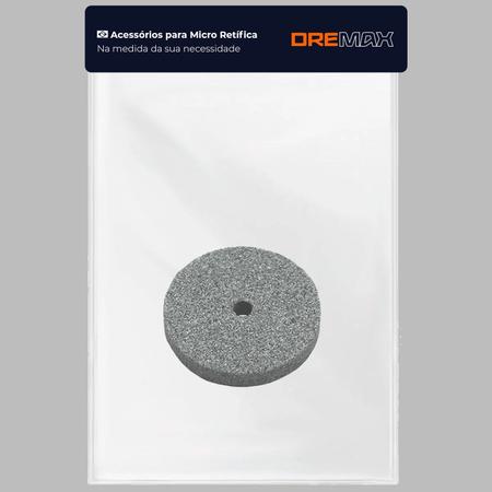 Imagem de Rebolo Roda Abrasiva 20mm Cinza Grão 120 para Micro Retífica