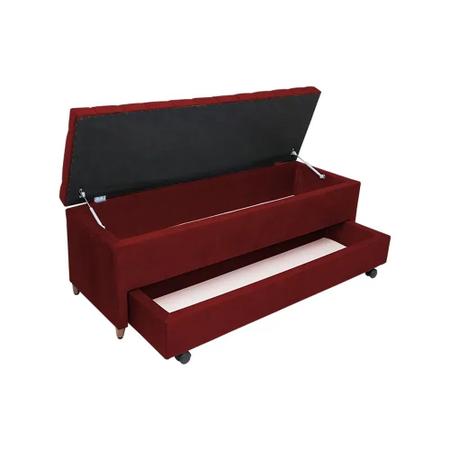 Recamier Com Auxiliar Solteiro King Suede(0.96X0.50) - Genki Kenko Imagem de Recamier Com Auxiliar Solteiro King Suede(0.96X0.50)