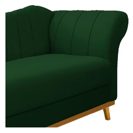 Imagem de Recamier Vanessa 160cm Lado Esquerdo Suede Verde - Doce Sonho Móveis