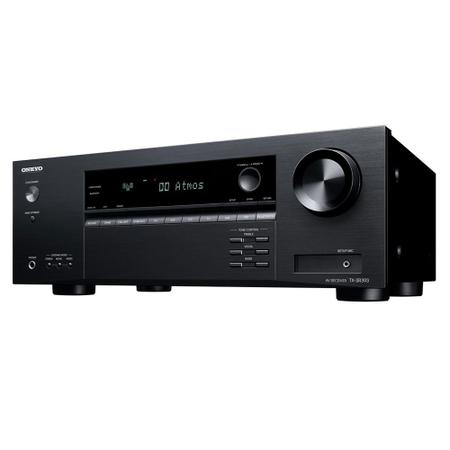 Imagem de Receiver Onkyo, 5.2 Canais, 4K HDR, Bluetooth, 110V, Dolby Atmos e DTS:X - TX-SR393