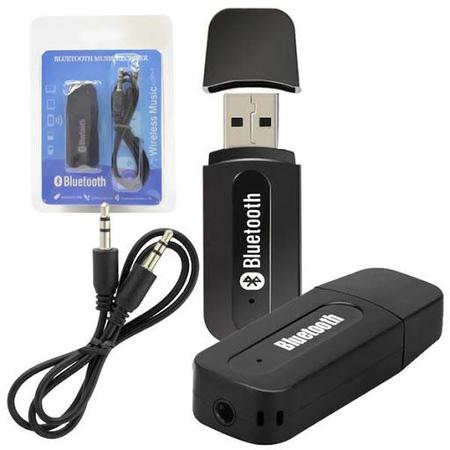 Imagem de Receptor Adaptador Bluetooth Usb P2 Audio Stereo