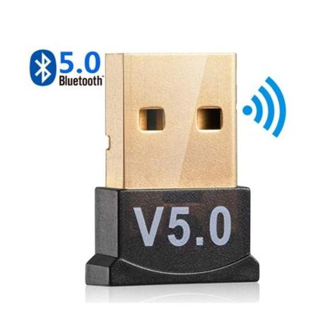 Imagem de Receptor Bluetooth 5.0 Adaptador USB Transmissor para PC Computador Fone de Ouvido, Impressora Acessório eletrônico