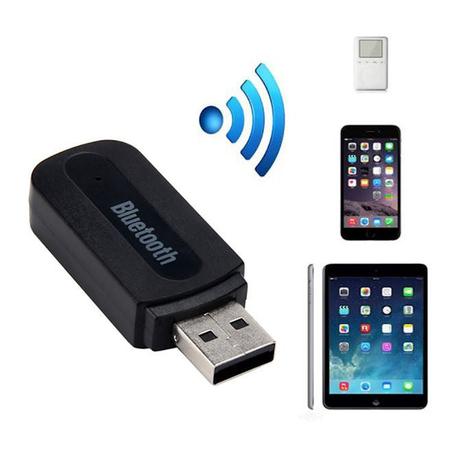 Imagem de Receptor Bluetooth Áudio Estéreo 2.1 Usb P2 Adaptador para Músicas