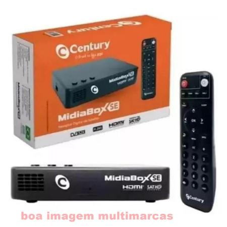 Imagem de Receptor Century HD MIDIABOX SE+Antena ku 60cm