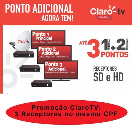 Claro TV - Mais canais, menores preços.: Assine já o PACOTE