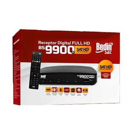 Imagem de Receptor Digital Sat Hd Regional Banda C ou Ku Bs9900s Bedin