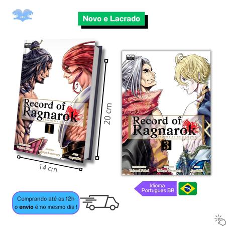 Record Of Ragnarok Vols. 1 + 2 + 3 + 4 KIT Mangá NewPOP Lacrados