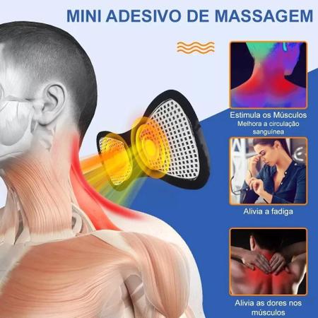 Imagem de Recuperação Rápida: Kit Tapete e Mini Massageador Elétrico para Dores Musculares e nos Pés