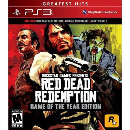 Red Dead Redemption Game Of The Year Ps3 - Mídia Física