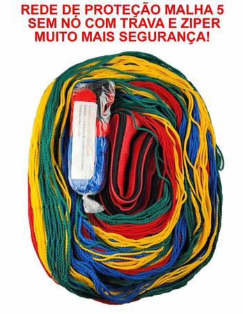 Imagem de Rede De Proteção Malha 5 Sem Nó Para Cama Elástica 2.00