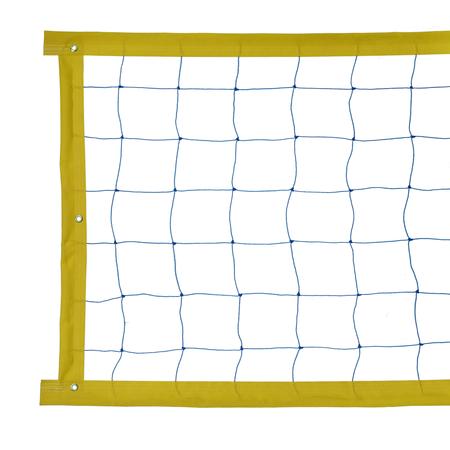 Imagem de Rede de vôlei especial 5 metros faixa amarela