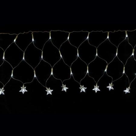 Imagem de Rede Estrela Led Sequencial 120 Lâmpadas 3m 127Volts- Magizi