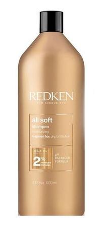 Imagem de Redken All Soft  Shampoo - 1000ml New Look Volume 1000ml