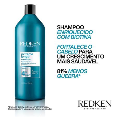 Imagem de Redken Extreme Length Shampoo 1000 Ml