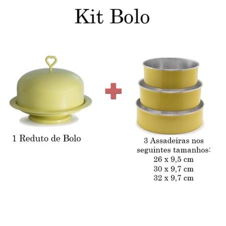 Imagem de Reduto de Bolo + Kit de Assadeiras