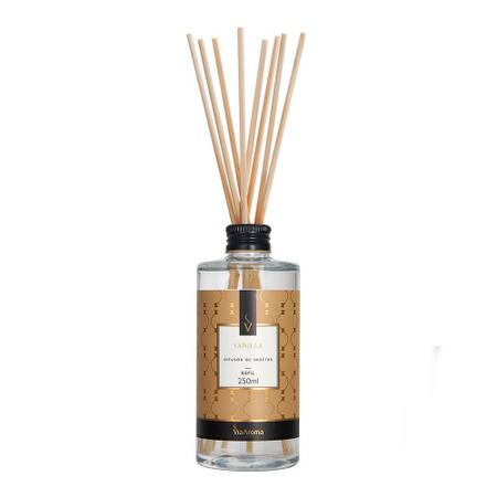 Imagem de Refil 250ml para difusor de varetas aromatizante classica vanilla baunilha