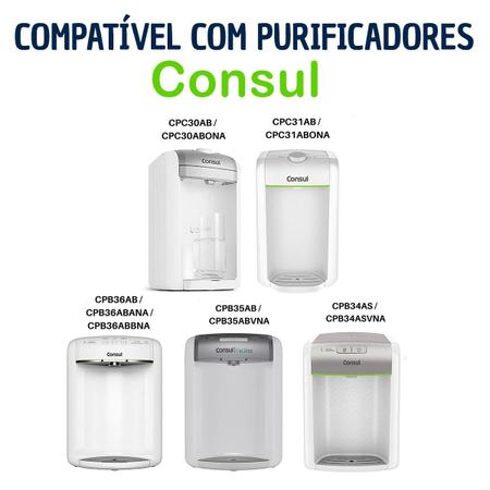 Imagem de Refil Compativel Para Filtro Cix01axona Purificador Consul Facilite Origi HF