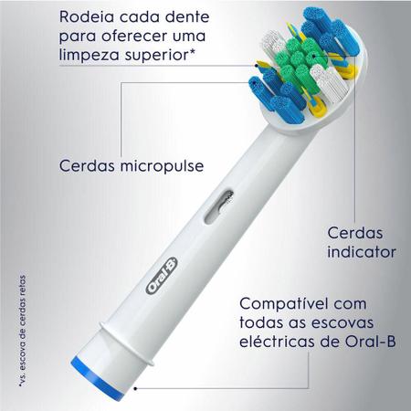 Imagem de Refil Escova Elétrica Oral-B Floss Action 2 unidades