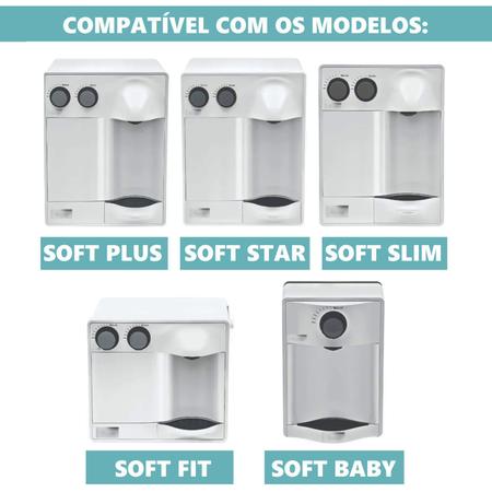 Imagem de Refil Filtro Purificador De Água Compatível Soft Everest Slim Star Fit Baby Plus Purifika