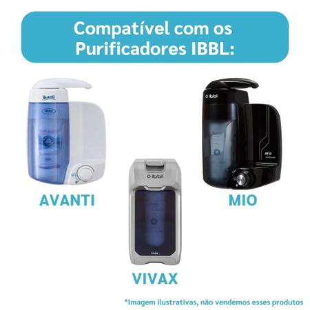 Imagem de Refil Filtro Purificador de Água IBBL AB3 Compacto Avanti, Mio, Vivax 