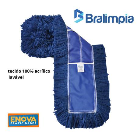 Imagem de Refil mop po 40 x 12cm euro bralimpia azul mvre400