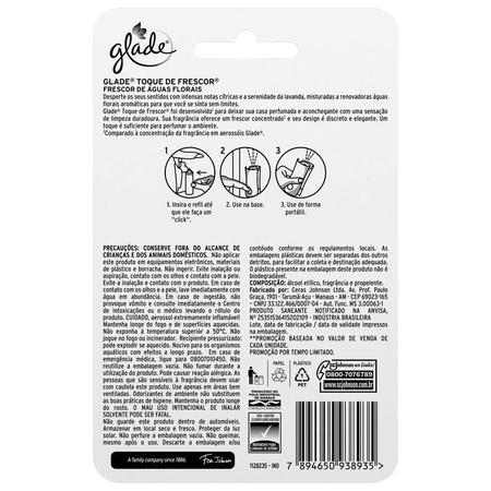 Imagem de Refil Odorizador Glade Águas Florais Toque de Frescor 12ml