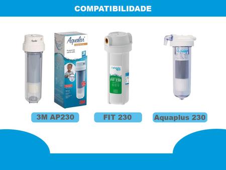 Imagem de Refil P/ Filtro 3m Aqualar AP230 Fit 230 Aquaplus 230 AB230