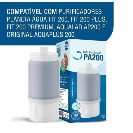 Refil Filtro para Purificador Água Turbo Flow WFS 0019 Compatível Refil  PA200 Para Filtros Aqualar AP200 / Aquaplus 200 e Fit 200 - Magazine Gama  Purificadores Bebedouros Refresqueiras filtros e Peças