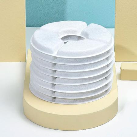 Refil Para Bebedouro Fonte Pet Kit 4 Refis Filtro Purificador Carvão Ativado Para Gatos Cães Cão PET - Newpet Imagem de Refil Para Bebedouro Fonte Pet Kit 4 Refis Filtro Purificador Carvão Ativado Para Gatos Cães Cão PET