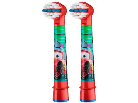 Imagem de Refil para Escova de Dentes Elétrica Infantil - Oral-B Disney Pixar Cars 2 Unidades