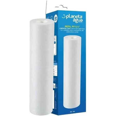 Refil Polipropileno 9.3/4' ENCAIXE Sem Acabamento CLASSE C PLANETA AGUA - FILTROS PLANETA AGUA IND E COM LTDA Imagem de Refil Polipropileno 9.3/4' ENCAIXE Sem Acabamento CLASSE C PLANETA AGUA