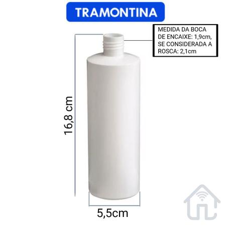 Refil/Reservatório Para Dosador Tramontina 300 Ml + Caninho Imagem de Refil/Reservatório Para Dosador Tramontina 300 Ml + Caninho