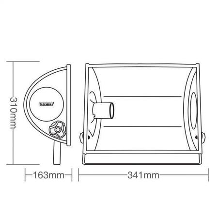 Imagem de Refletor Externo Taschibra TD-250