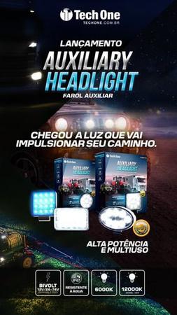 Imagem de Refletor Holofote 16 Led Luminária Luz Branca 12v 24v Jardim