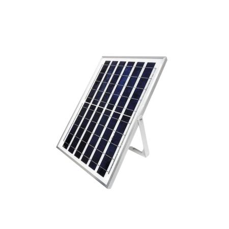 Imagem de Refletor Holofote Solar 500W 6000K+Placa Solar Prova Dágua