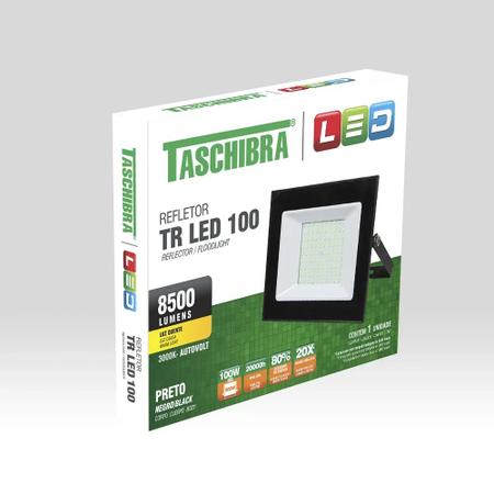 Imagem de Refletor LED 100W Luz Amarela 3000K Taschibra