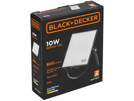 Imagem de Refletor LED 10W 6500K Black + Decker