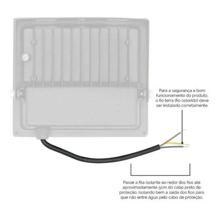 Imagem de Refletor Led 200w 400w Bivolt SMD Ip67 Resistente a água Luz Iluminação Externa Jardim Branco Frio Azul Verde RGB