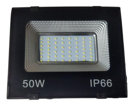 Imagem de Refletor LED 50W Branco Quente SMD Ip66 Uso Externo Resistente Água Bivolt