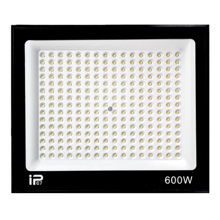 Imagem de Refletor Led 600w Holofote Bivolt Prova Dágua Ip67 Branco Frio