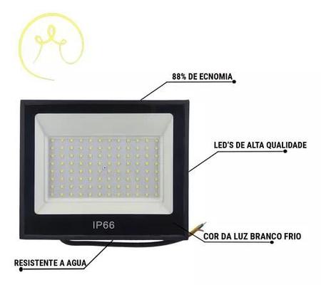 Refletor 200W Led SMD Branco Frio Colmeia IP67 - Luminárias e Refletores de  Led - RCA Lâmpadas