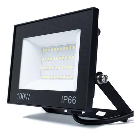 Imagem de Refletor Led Smd 100w Holofote Bivolt Ip66-6500K Branco Frio