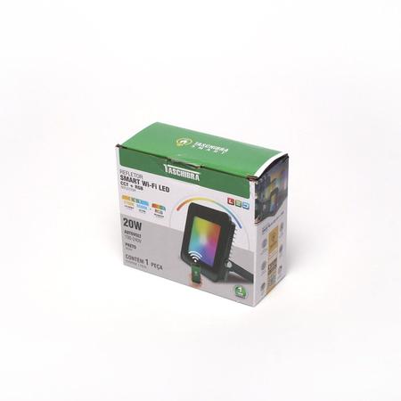 Imagem de Refletor Smart Wi-fi LED 20W RGB+CCT Taschibra