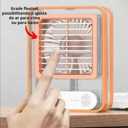 Imagem de Refresque Estilo: Mini Climatizador Umidificador Mesa