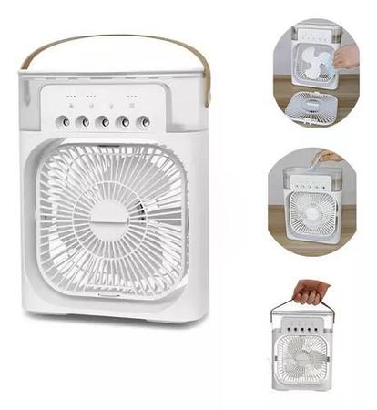 Imagem de Refresque-se a Qualquer Hora: Mini Ar Condicionado Ventilador Umidificador 110V/220V