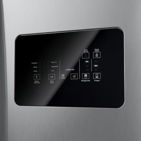 Imagem de Refrigerador Brastemp Side Inverse 3 Portas Frost Free 554 Litros Inox 127V BRO85AK