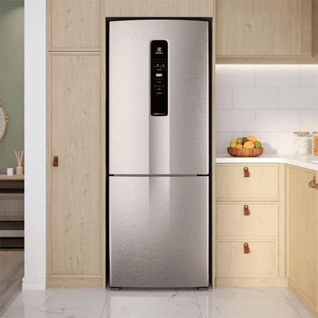 Imagem de Refrigerador / Geladeira Electrolux  IB7S 490L 2 Portas Inverter Frost Free Bottom Inox