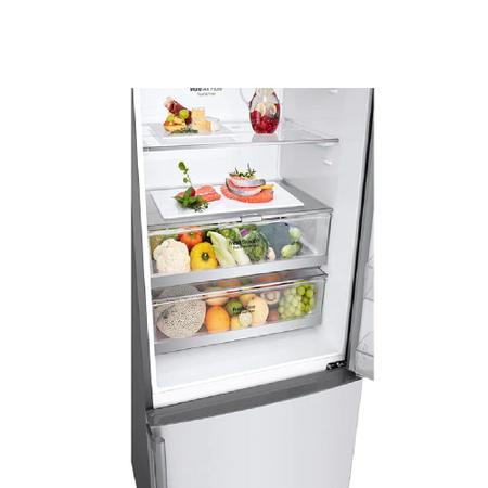 Imagem de Refrigerador Smart LG 451 Litros Bottom Freezer Inverter Aço Escovado GC-B659BSB1.ANSGSBS  220 Volts